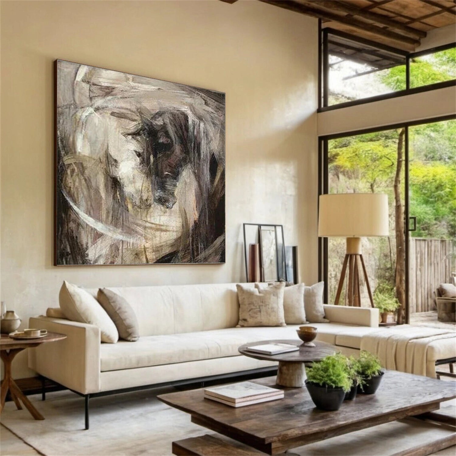 Abstract Horse Wall Art #AL157