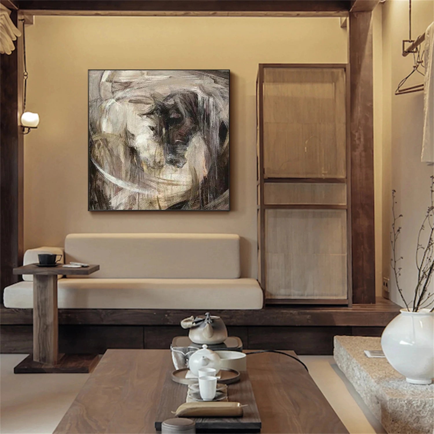 Abstract Horse Wall Art #AL157