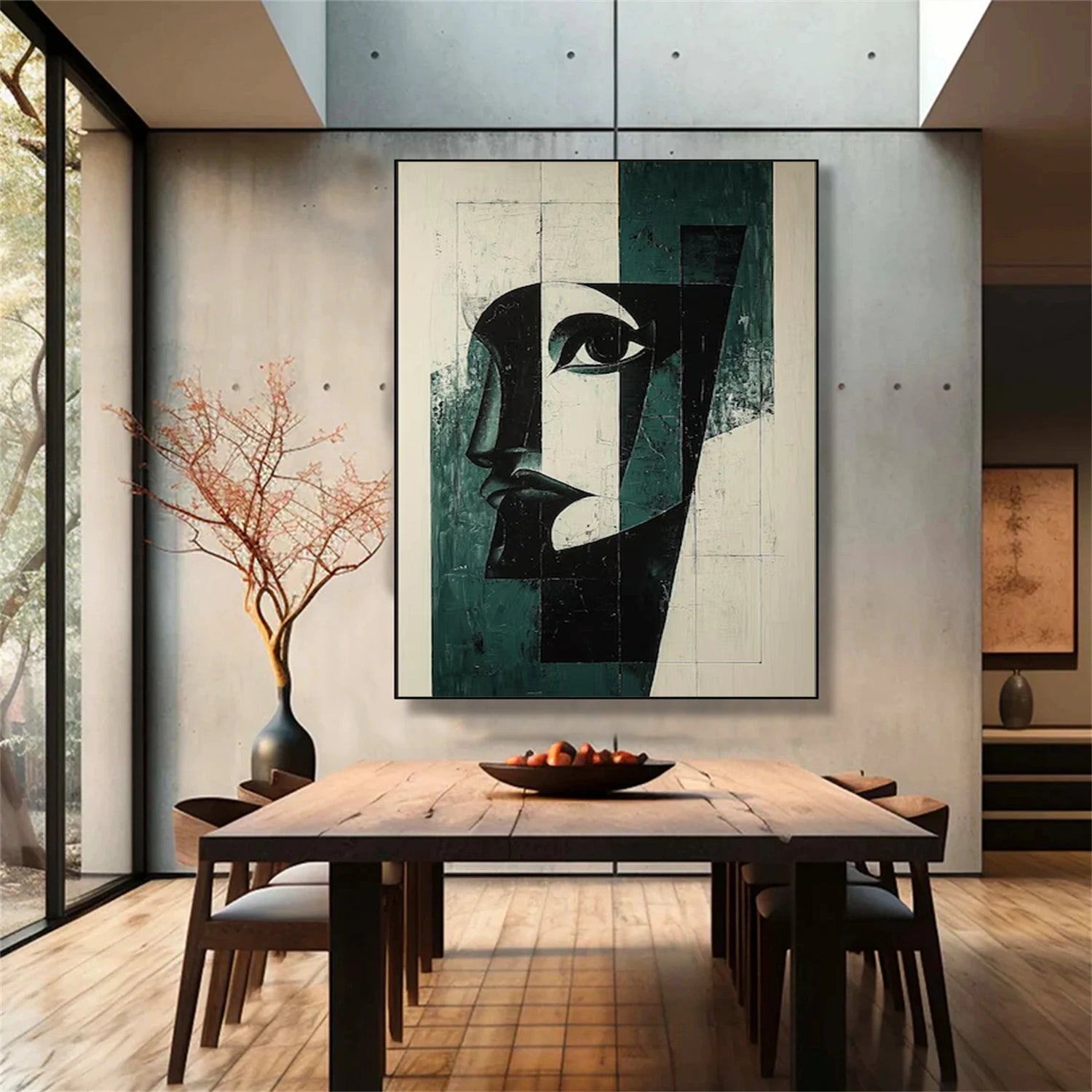 Abstract Portrait Wall Art #AP097