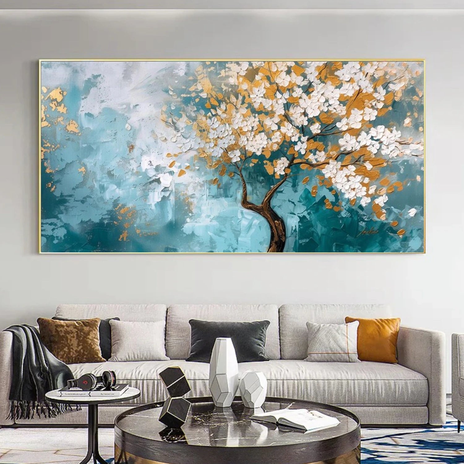 Flower & Tree Abstract Wall Art #ML186