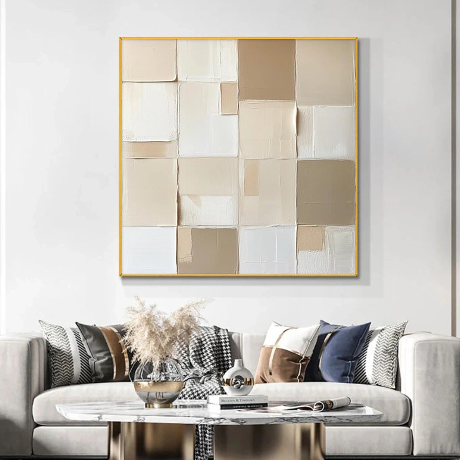 Minimalist Textured Canvas Art #MM338