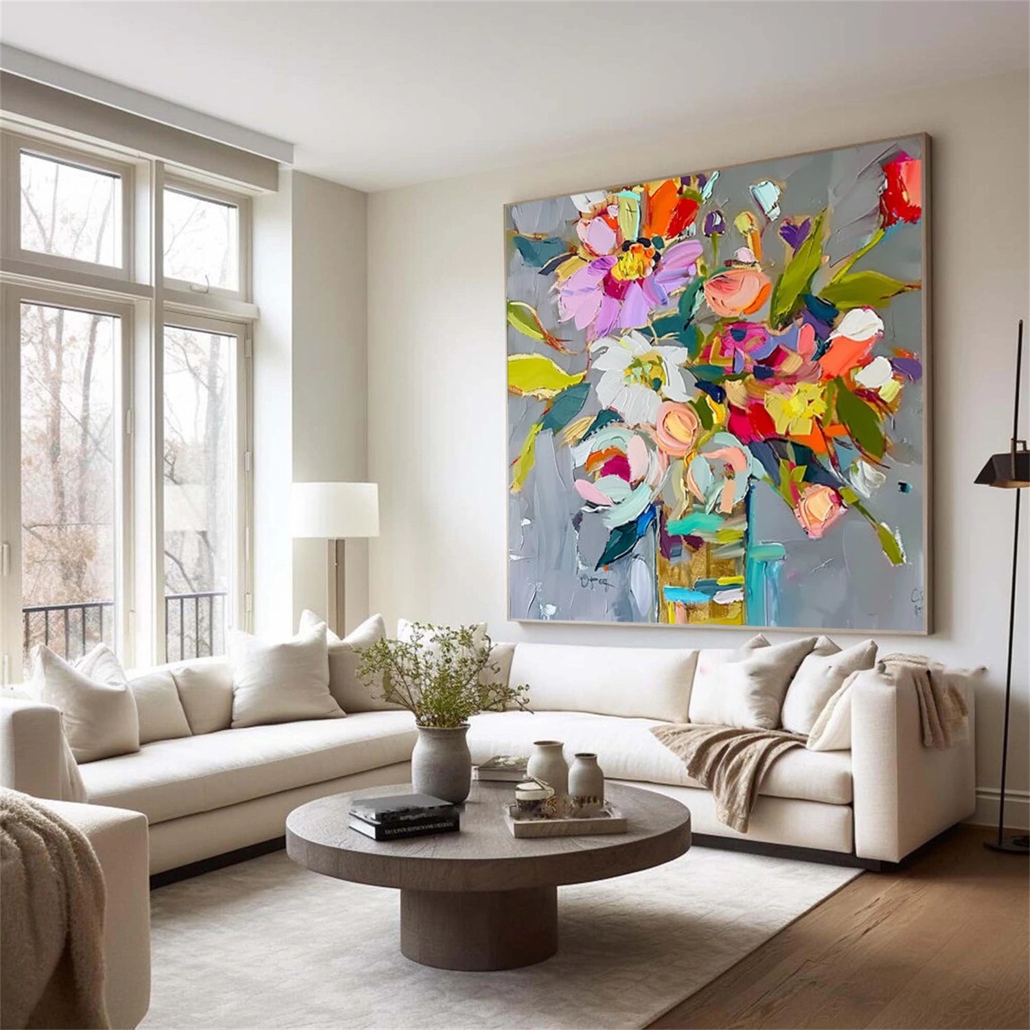 Flower & Tree Abstract Wall Art #ML193