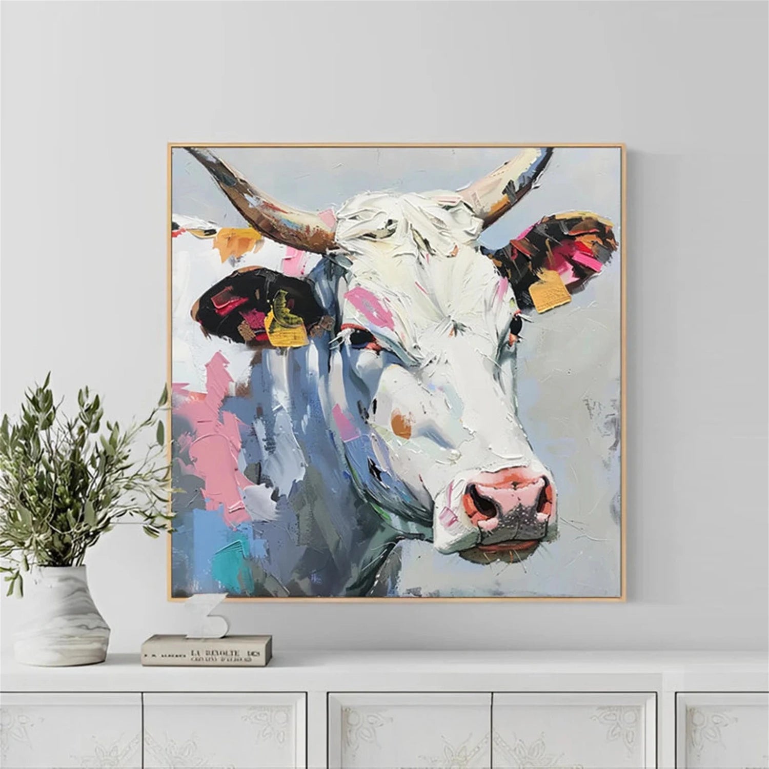 Colorful Abstract Animal Wall Art #AL093