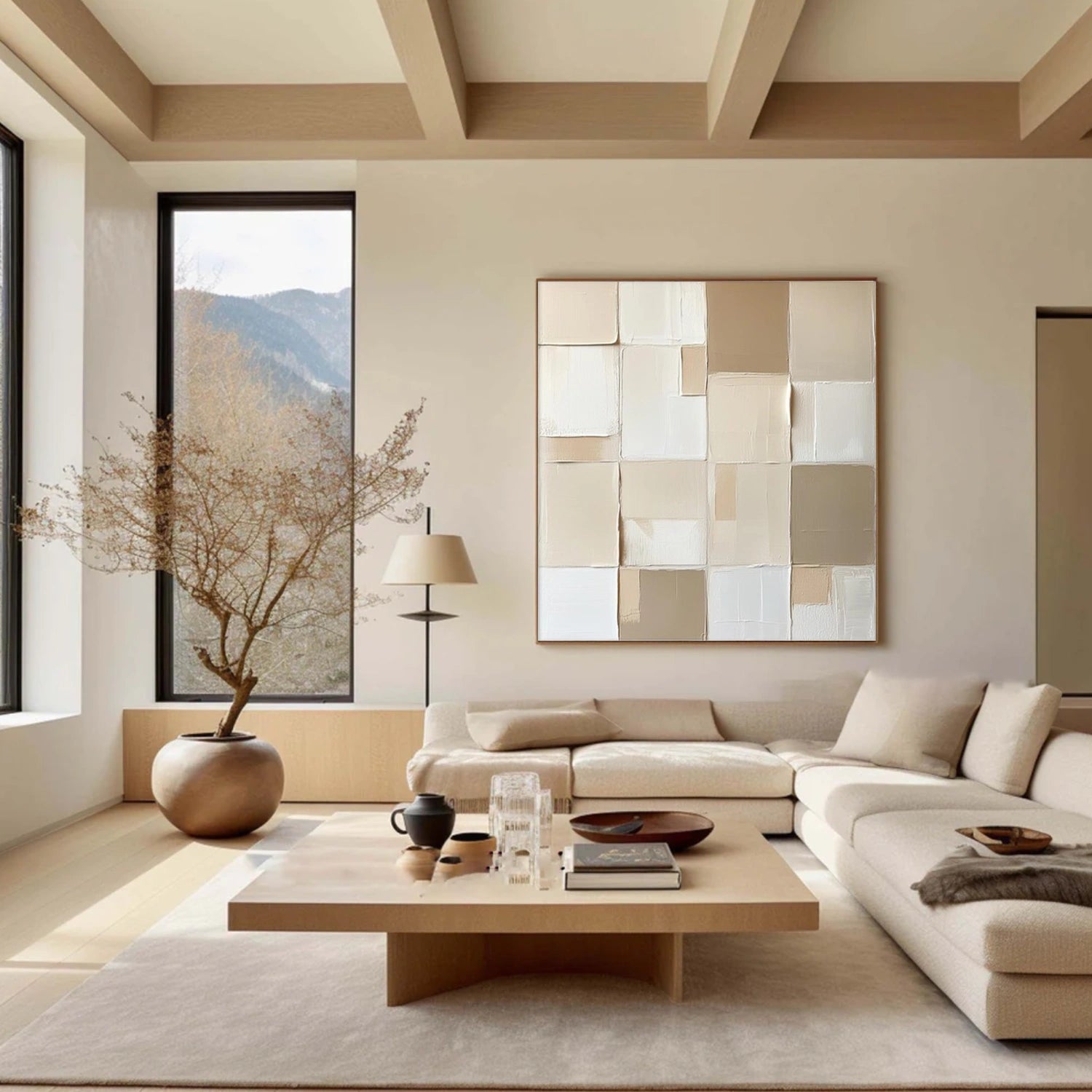 Minimalist Textured Canvas Art #MM338