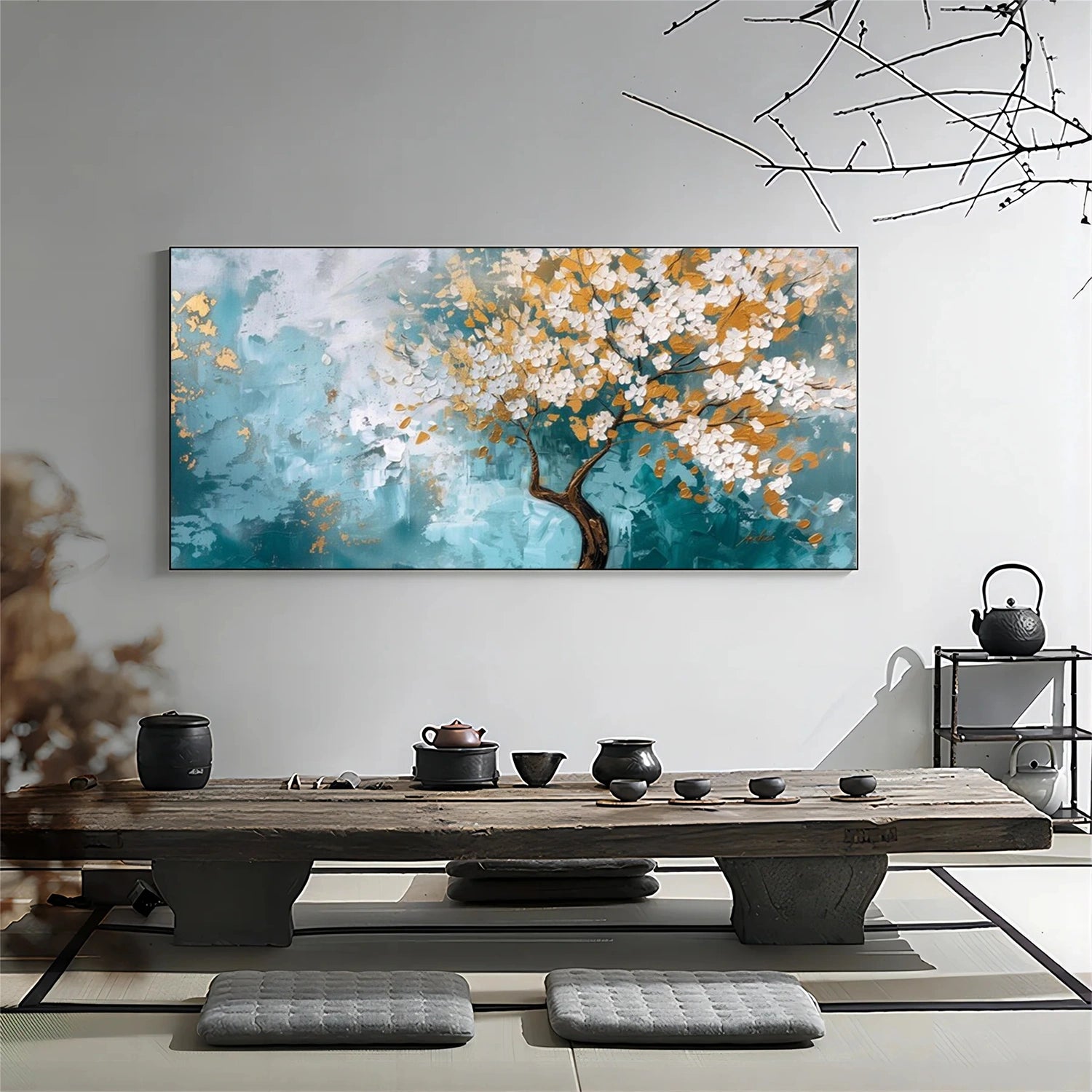 Flower & Tree Abstract Wall Art #ML186
