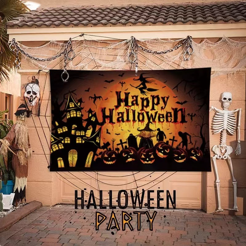 Large Halloween Backdrop Free Gift