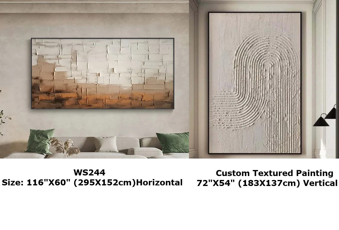 Custom Order For Abstract Tranquility #WS244 And Custom Texture Art