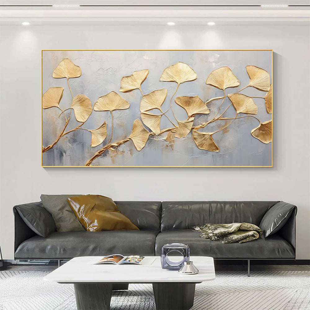 Flower & Tree Abstract Textured Wall Art #ML094