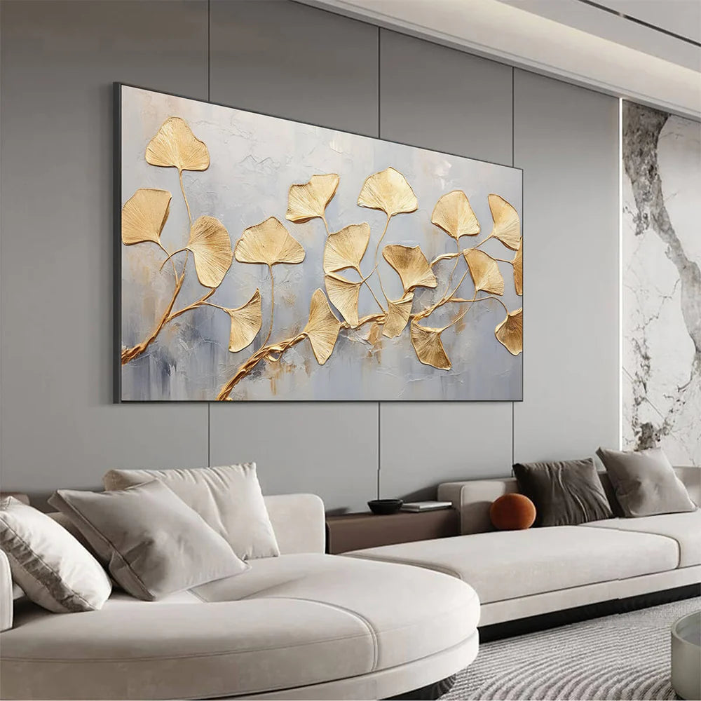 Flower & Tree Abstract Textured Wall Art #ML094