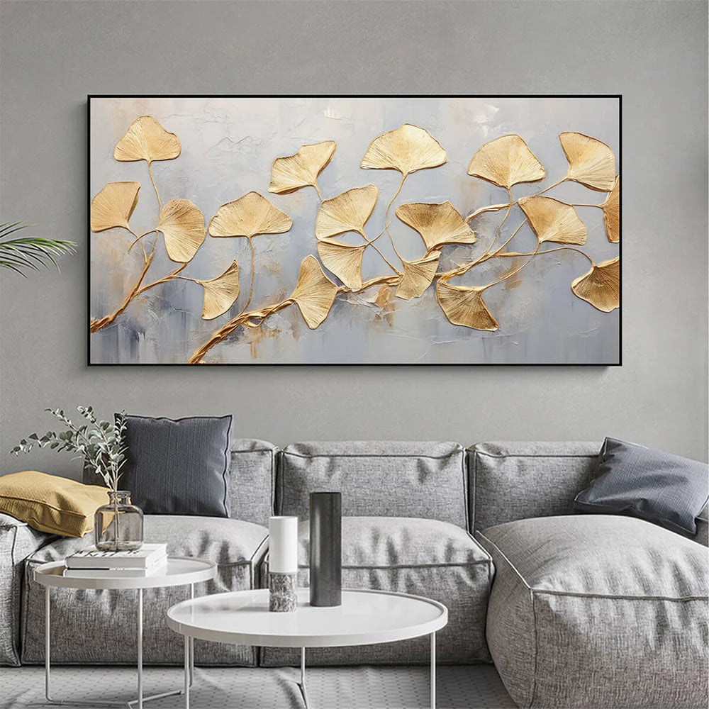 Flower & Tree Abstract Textured Wall Art #ML094