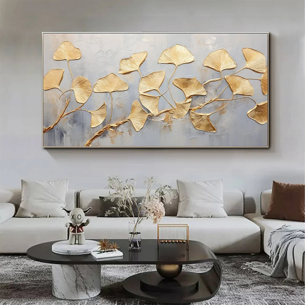 Flower & Tree Abstract Textured Wall Art #ML094