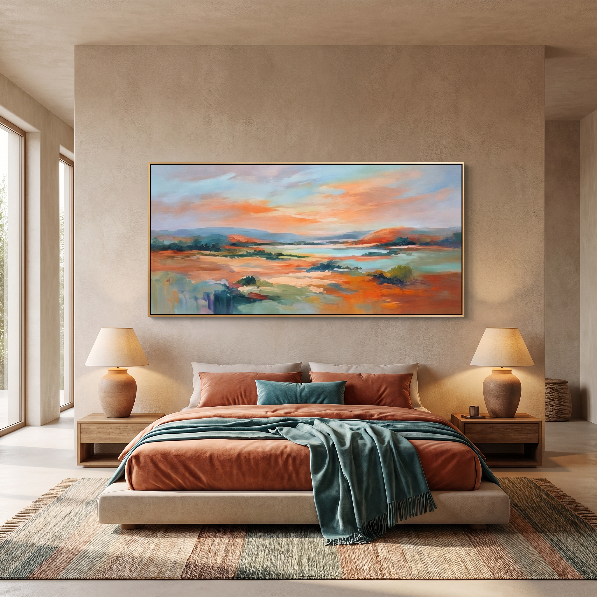 Sea & Sky Abstract Wall Art #MS345