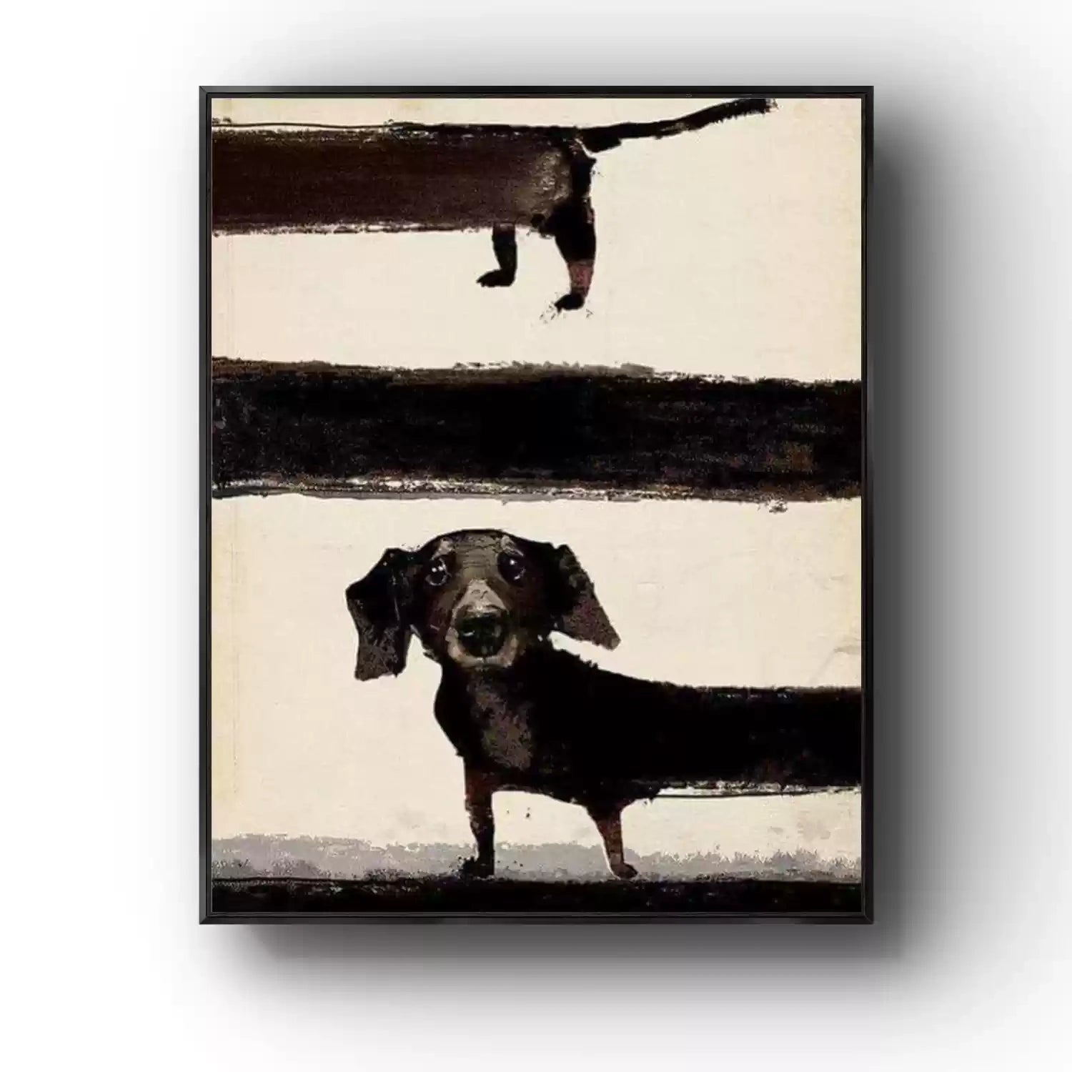 Abstract Animal Dog Wall Art #AL102