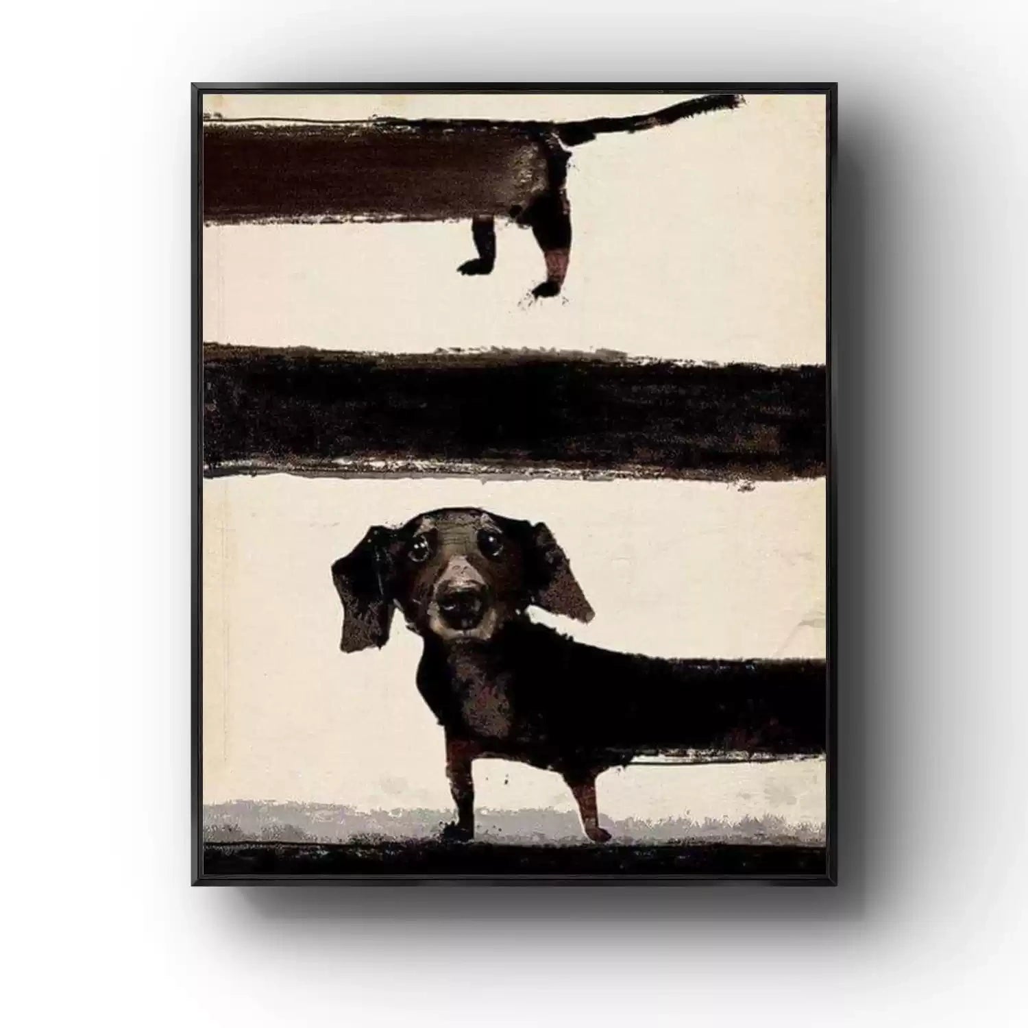 Abstract Animal Dog Wall Art #AL102