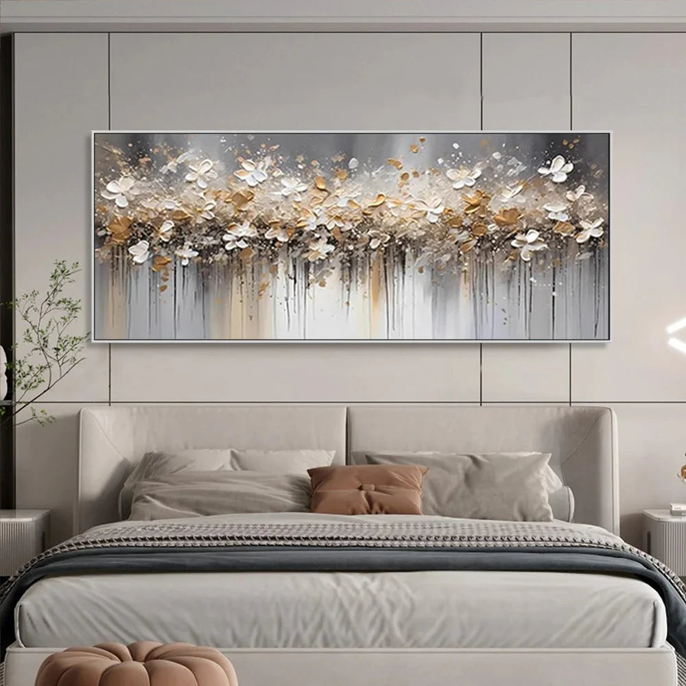 Flower & Tree Abstract Textured Wall Art #ML100