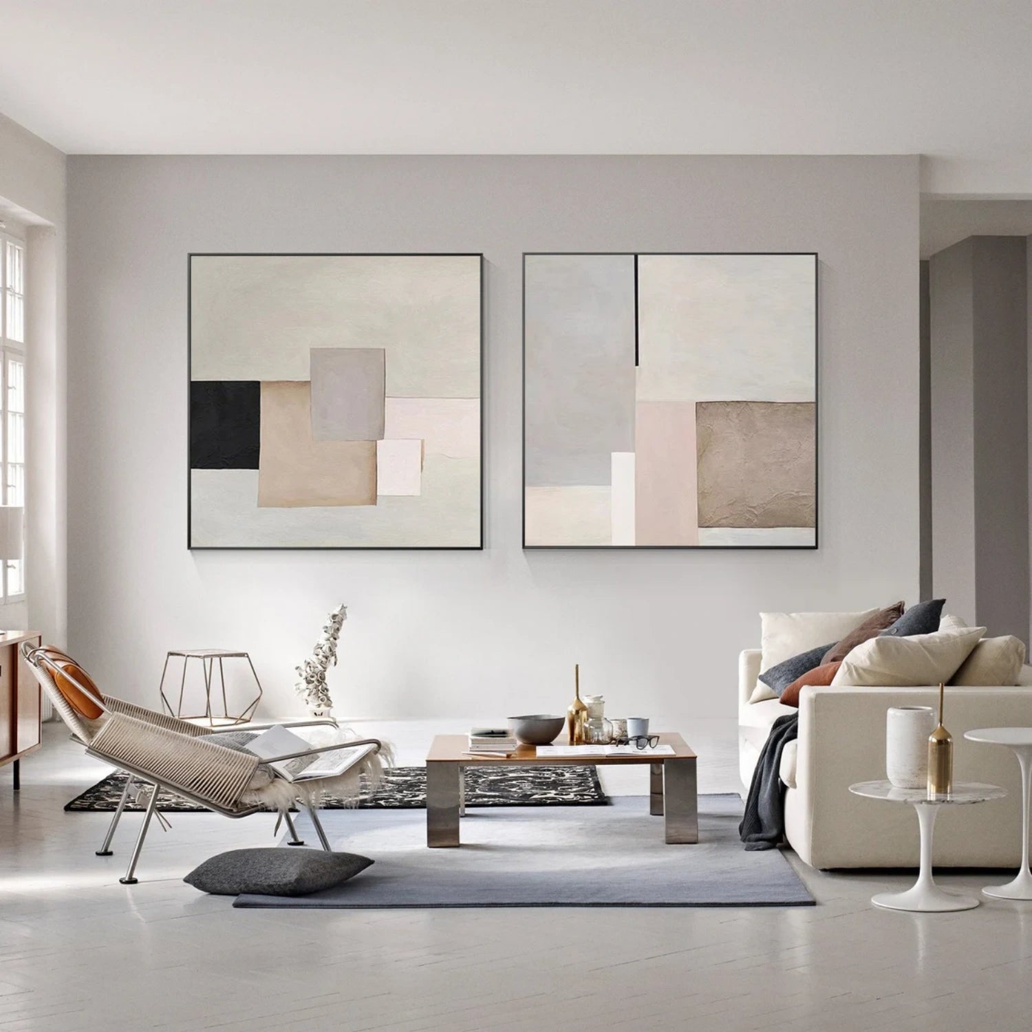 Abstract Canvas Art Set of 2 #WS635