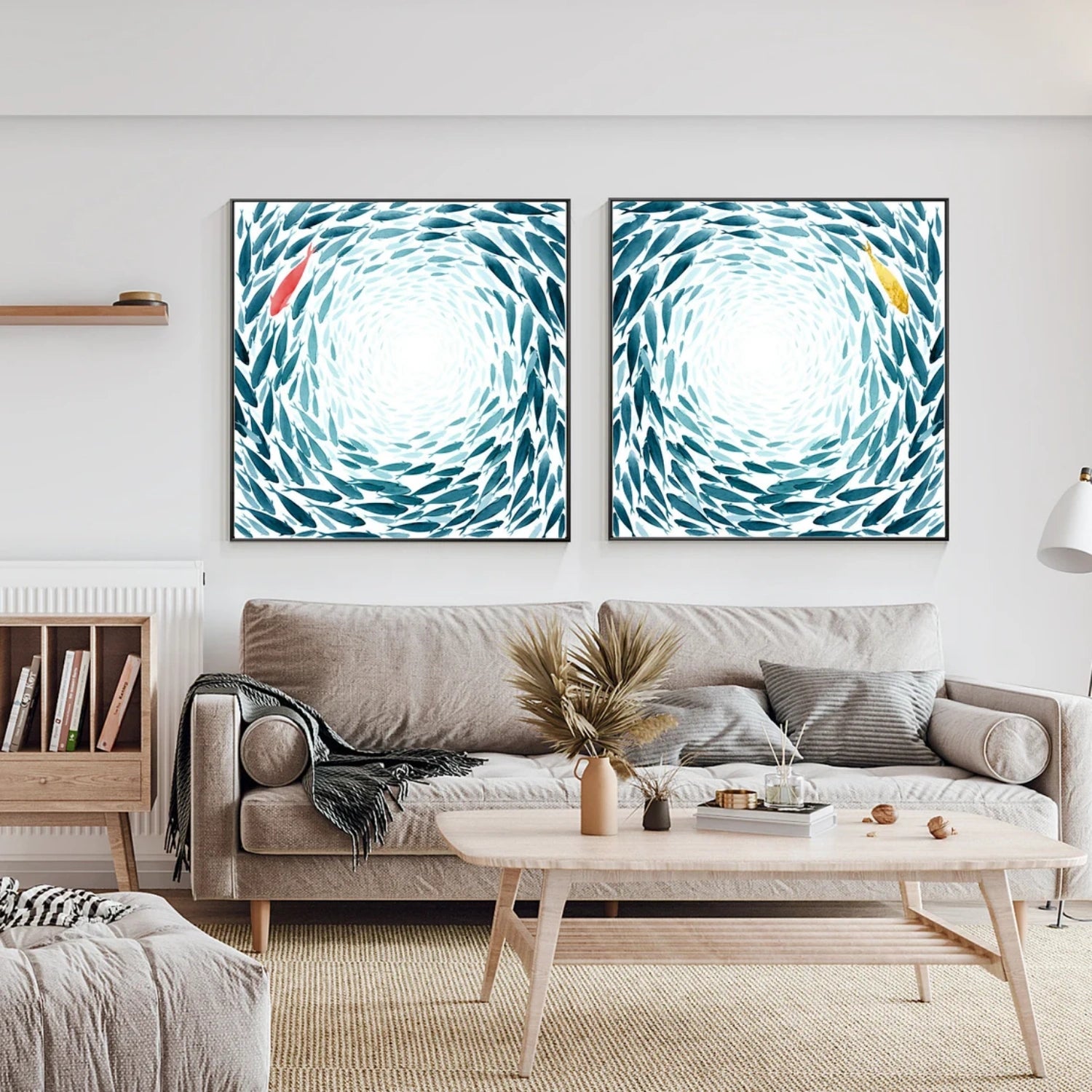 Abstract Canvas Art Set of 2 #WS636