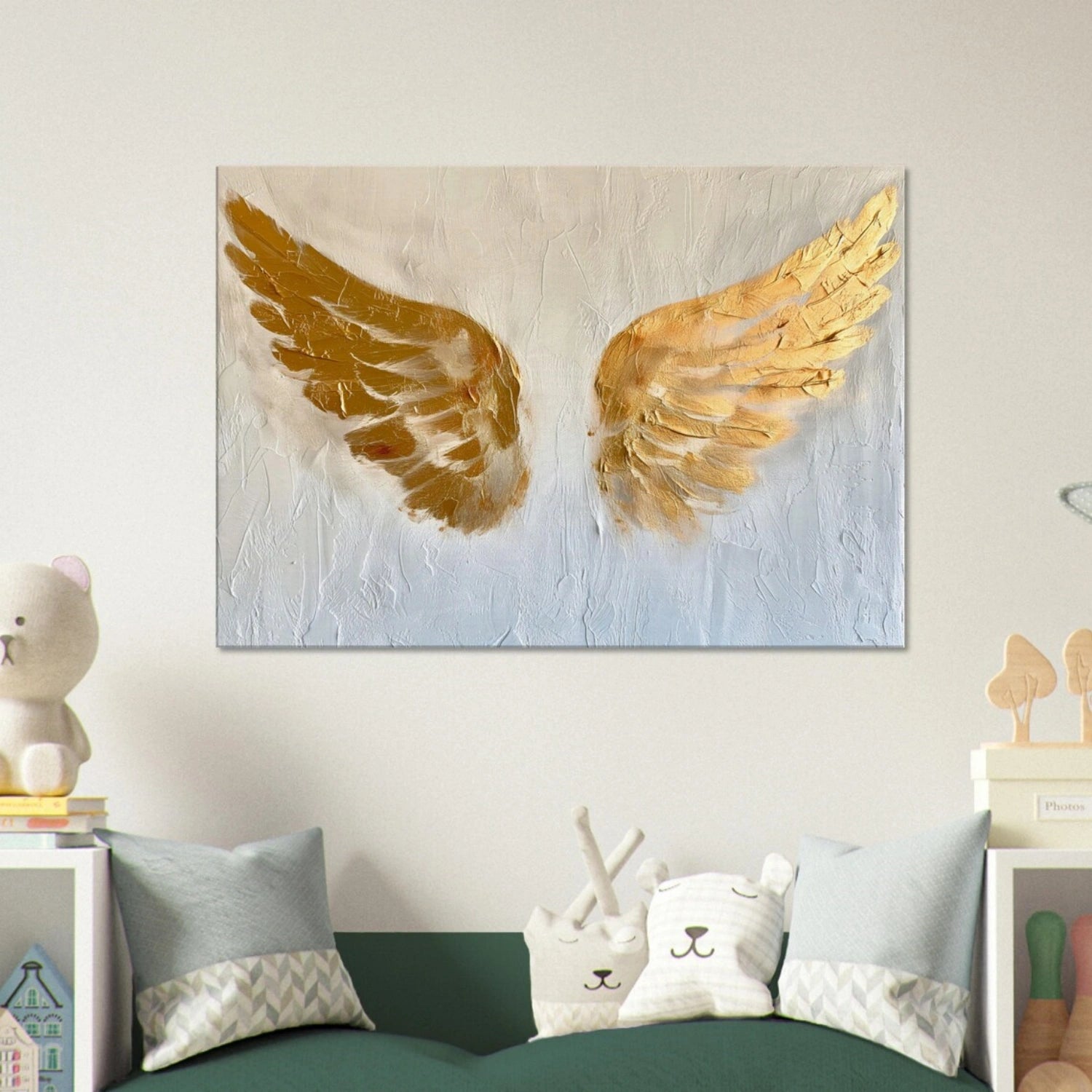 Abstract Angel Wing Textured Painting #AP054
