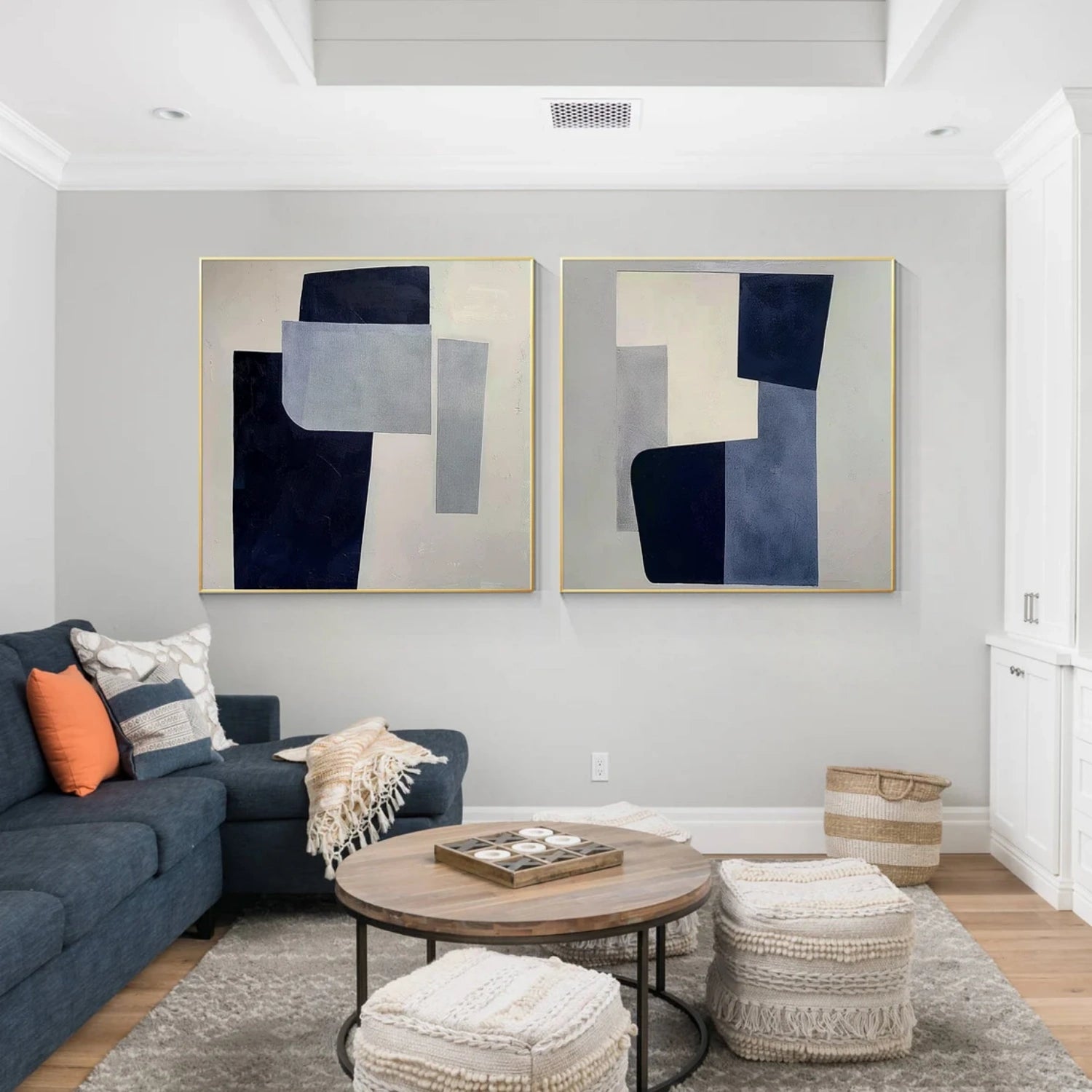 Abstract Canvas Art Set of 2 #WS632