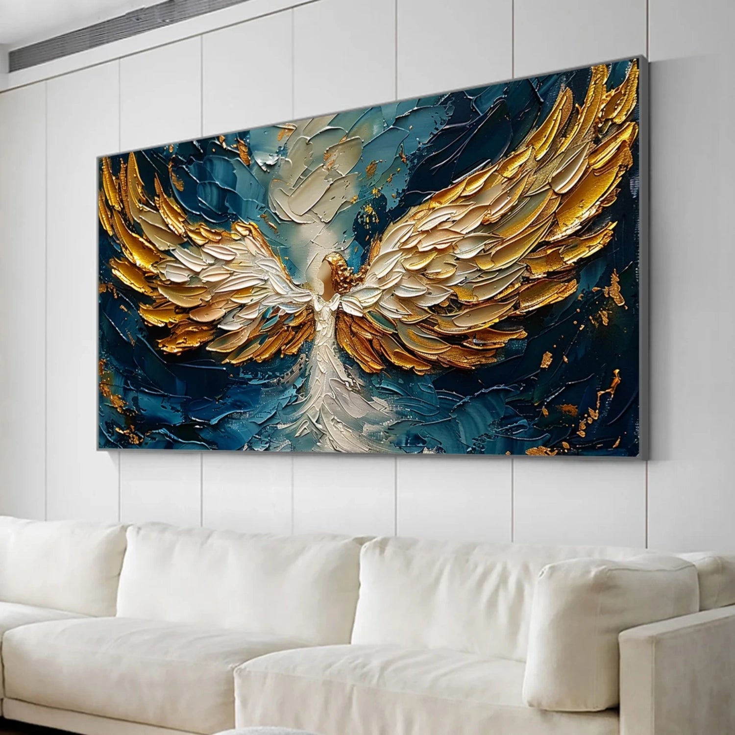 Abstract Angel Wing Textured Painting #AP052