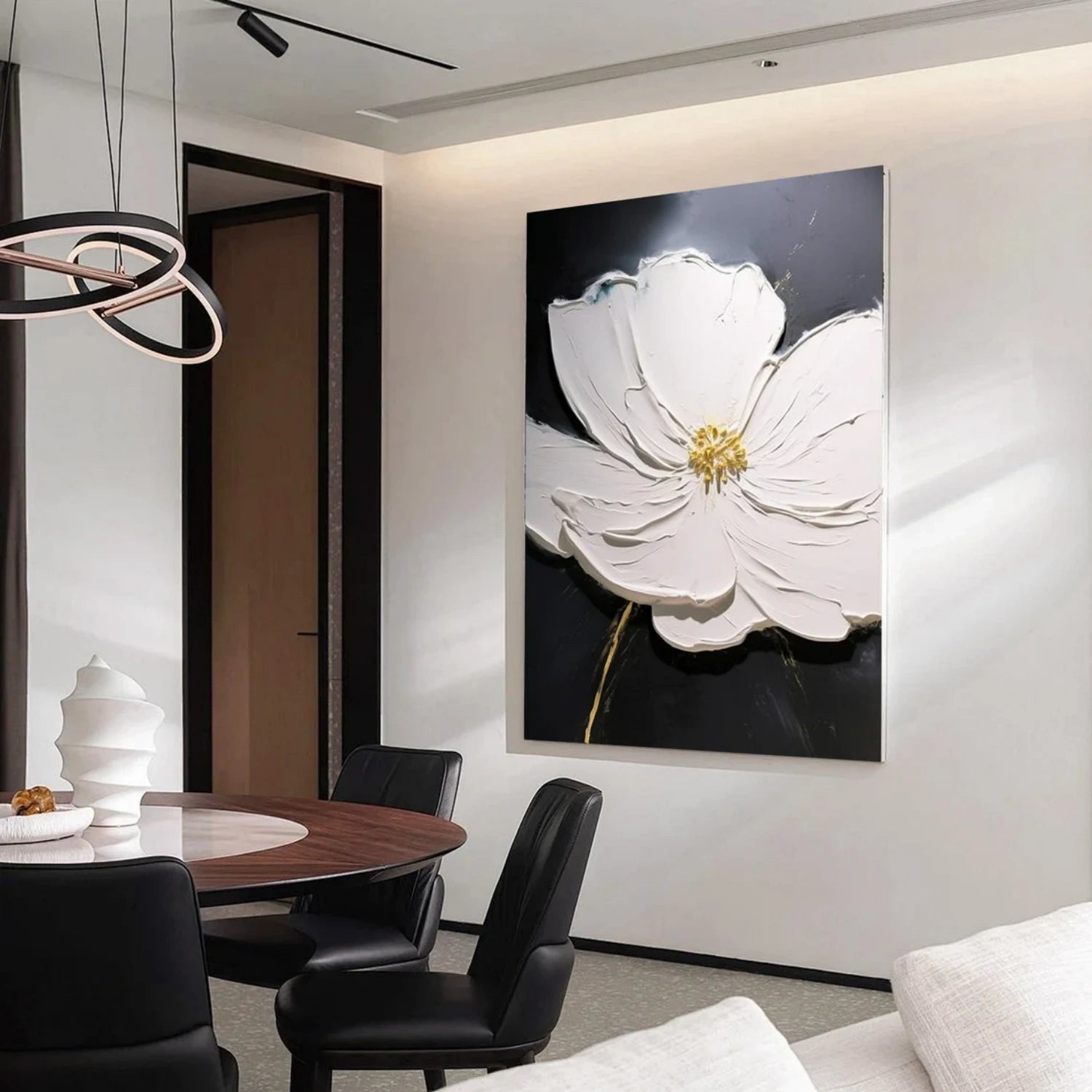 Flower & Tree Abstract Textured Wall Art #ML131