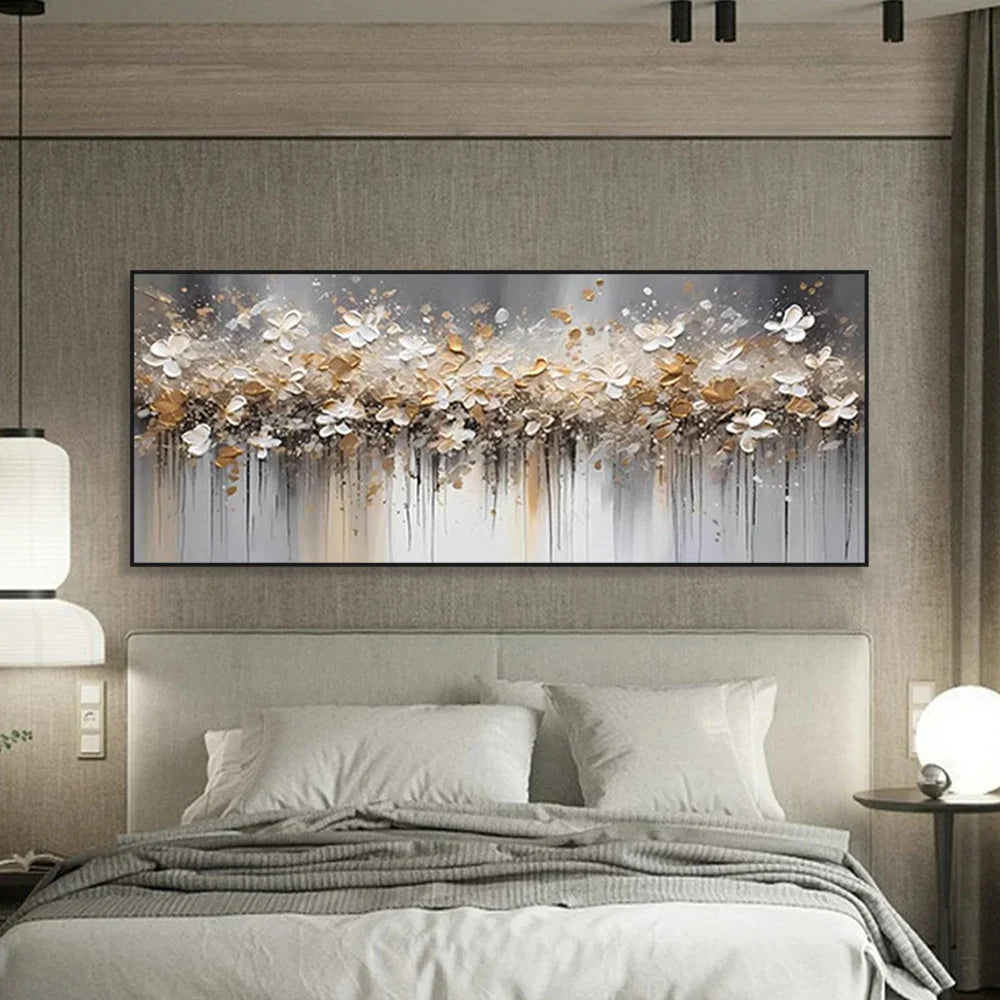 Flower & Tree Abstract Textured Wall Art #ML100